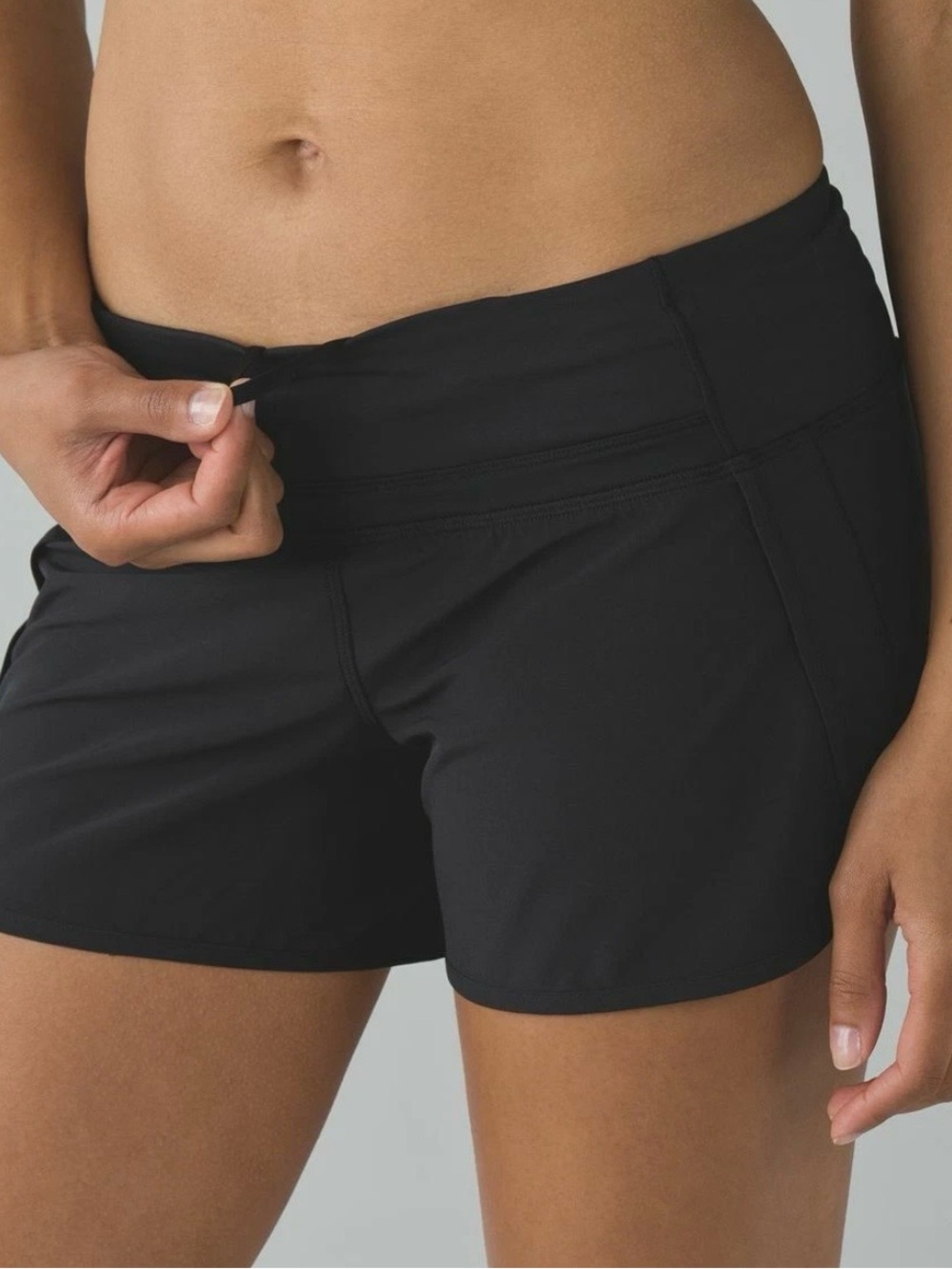lululemon athletica Black Women's running shorts 4